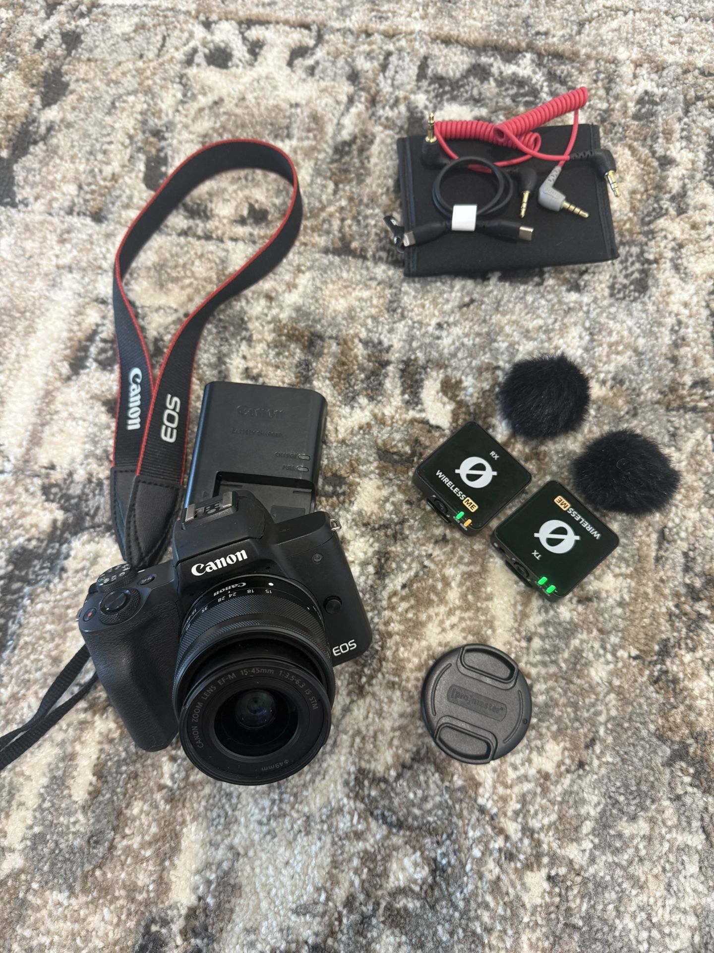 M50 Canon Plus Rode mic