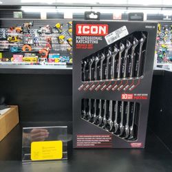 Icon Professional Ratcheting Wrench Set