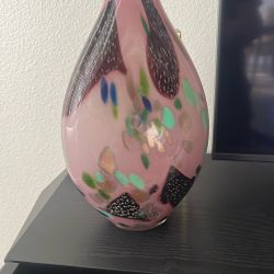 Murano glasss Favrile glass collection vase by Dell Tiffany