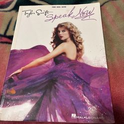 Taylor Swift Speak Now Piano Book