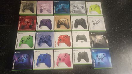 Xbox Wireless Controllers – Multiple Colors, New in Box