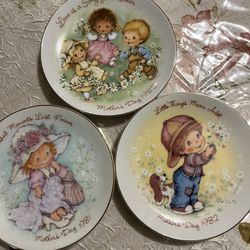 3 Mothers Day Plates