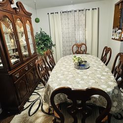 Dining Table Set With China Cabinet 