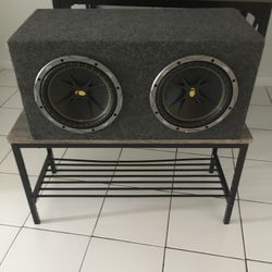 Two 10” Kickers With Box