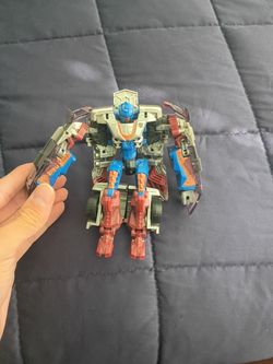 Transformers Optimus Prime Toy Car - Convertible Robot Figure, Used