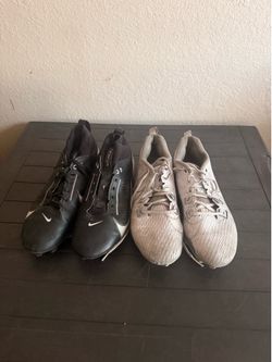 2 Nike football cleats size 9.5