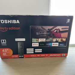 43inch Toshiba TV, Fire TV, 4K