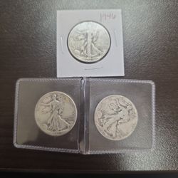 Silver Walking Liberty Half Dollars