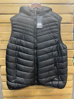 Men’s Warm Puffer Vest Sleeveless – Soft Fluffy Size M/L/XL