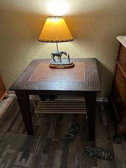 Rustic accent table