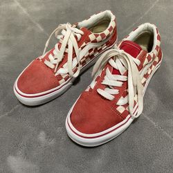 Vans Men’s 5 Woman’s 6.5 Red Checkered 