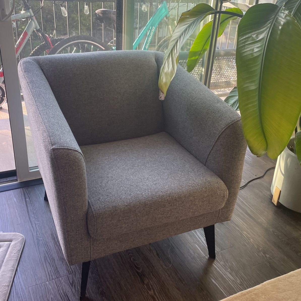 AllModern Accent Chair in Grey  