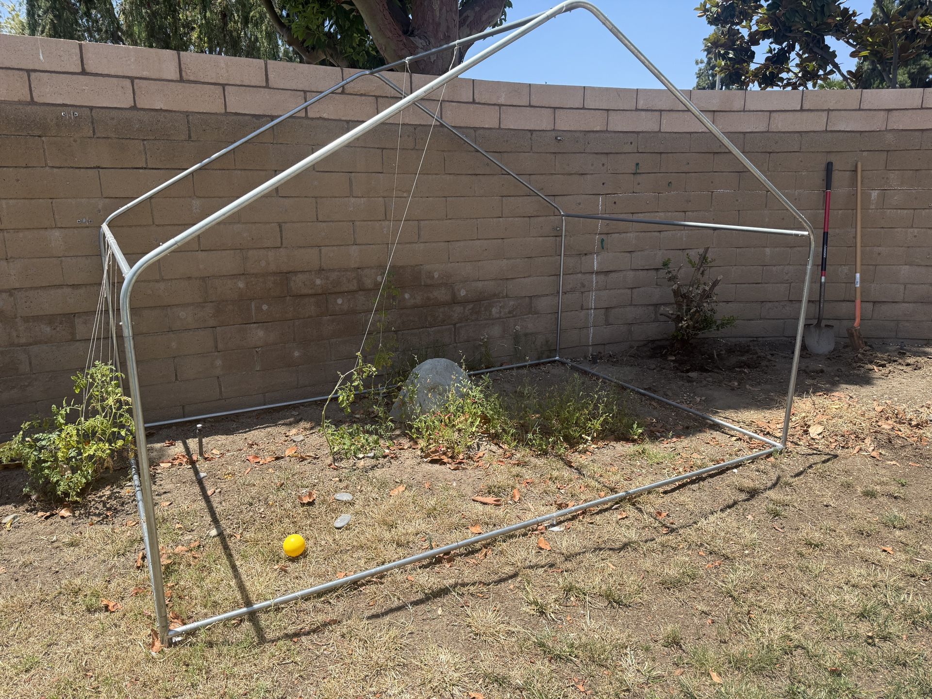 Chicken Coop Frame With Door And Wire