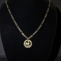 10k Gold Figaro Chain Set