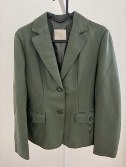 KARRA sheepskin green blazer from Korea