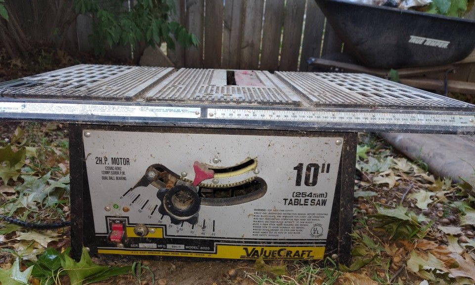 10 Inch Table Saw