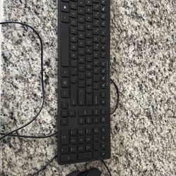 Keyboard With Bluetooth Mouse