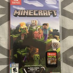 Minecraft for Nintendo Switch (game and case)