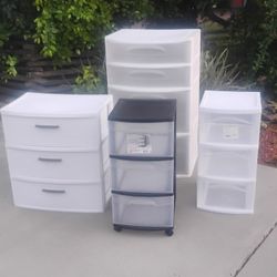 Storage Drawers 4 Drawer Sets