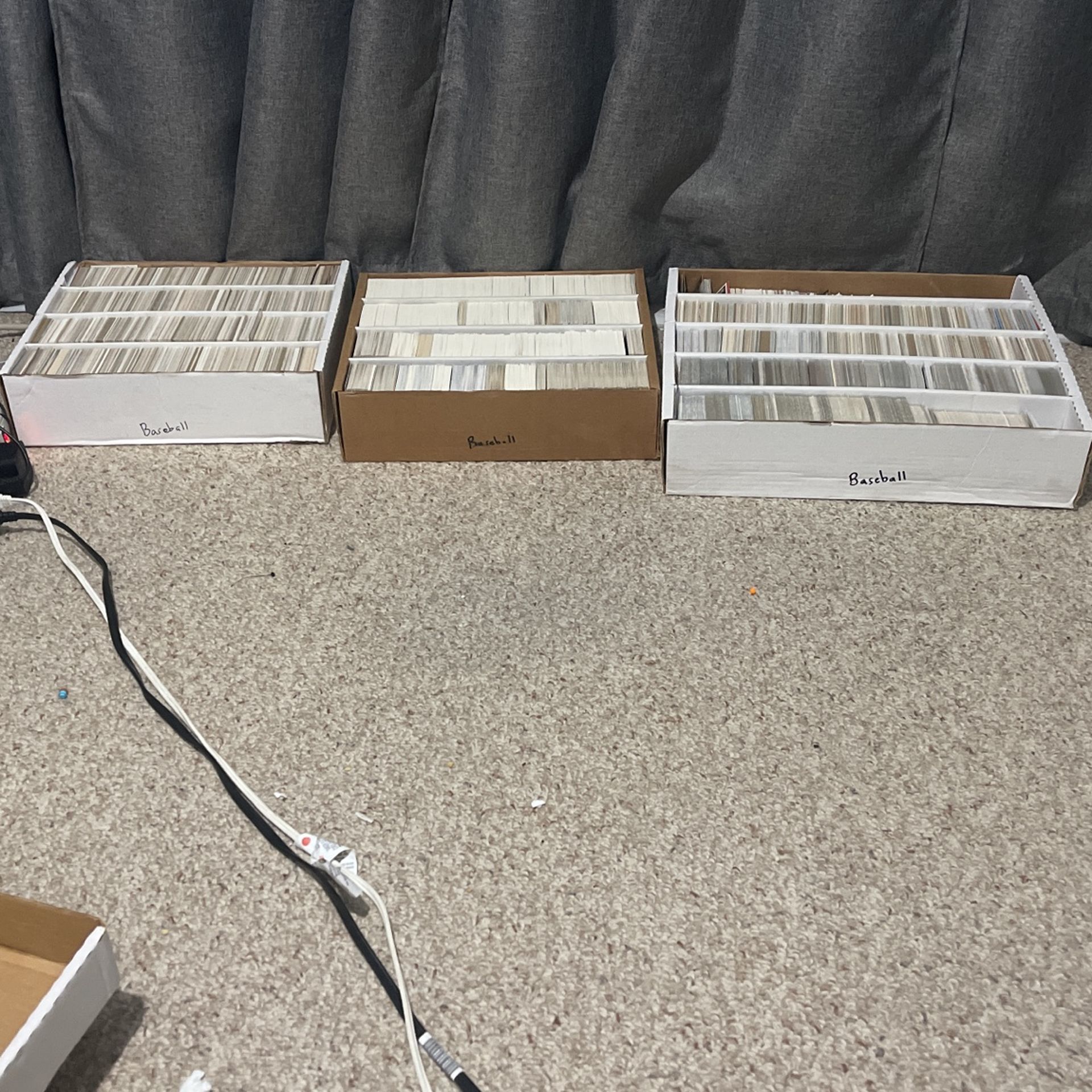 boxes Of Baseball Cards