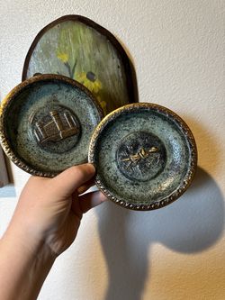 Vintage brass Wall art