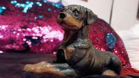 Vintage Resin Rottweiler