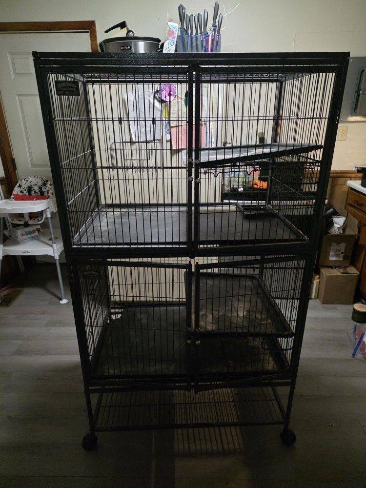 Two Story Small Animal Cage. 