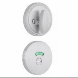 Bathroom Deadbolt Lock with Vacant/Occupied Indicator