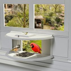 Clear View Window Bird Feeder Brand New!