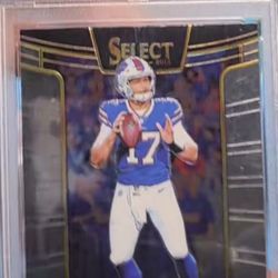 Josh Allen Rookie card- PSA 9