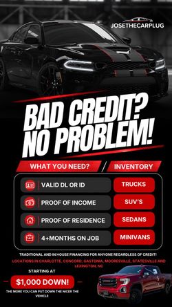 Used Car Financing! For everyone!