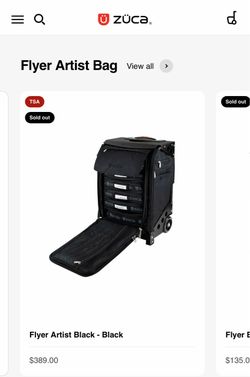 Zuca pro artist bag