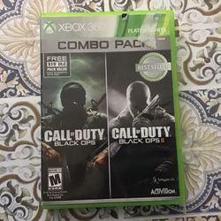 XBOX 360 Combo Pack Call Of Duty Black Ops/ Black Ops 2