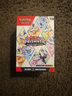 Prismatic evolutions booster bundle Pokemon cards