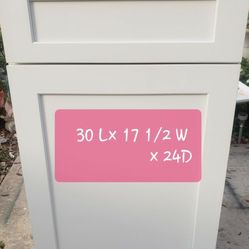 Cabinet/with Drwer& Pull Out Trash(2) bin