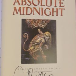 Abarat Absolute midnight First Edition Signed By Clive Barker