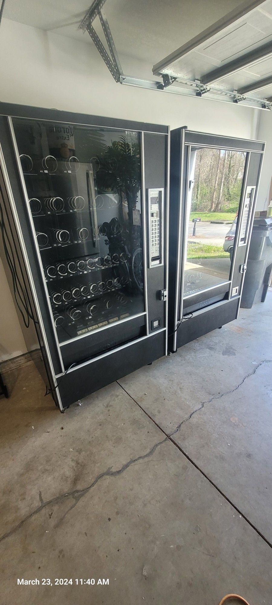 Two AP 7600 Vending Machines