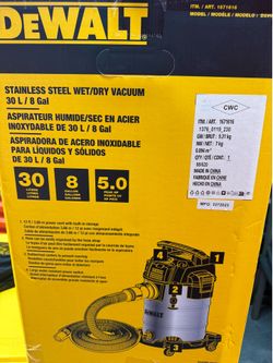 Dewalt Wet/dry vacuum