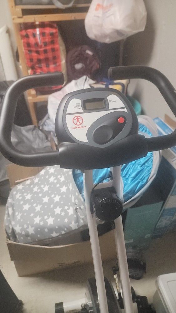 75 dumbbells and fitness bike