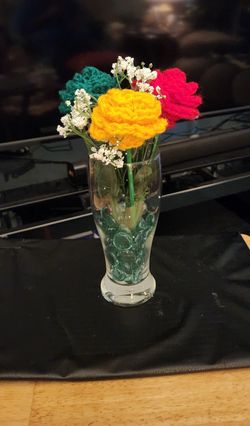 Crocheted Roses-  Keepsakes- Any Occasion 