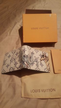 Louis vuitton chapman brothers zebra/elephant wallet for Sale in