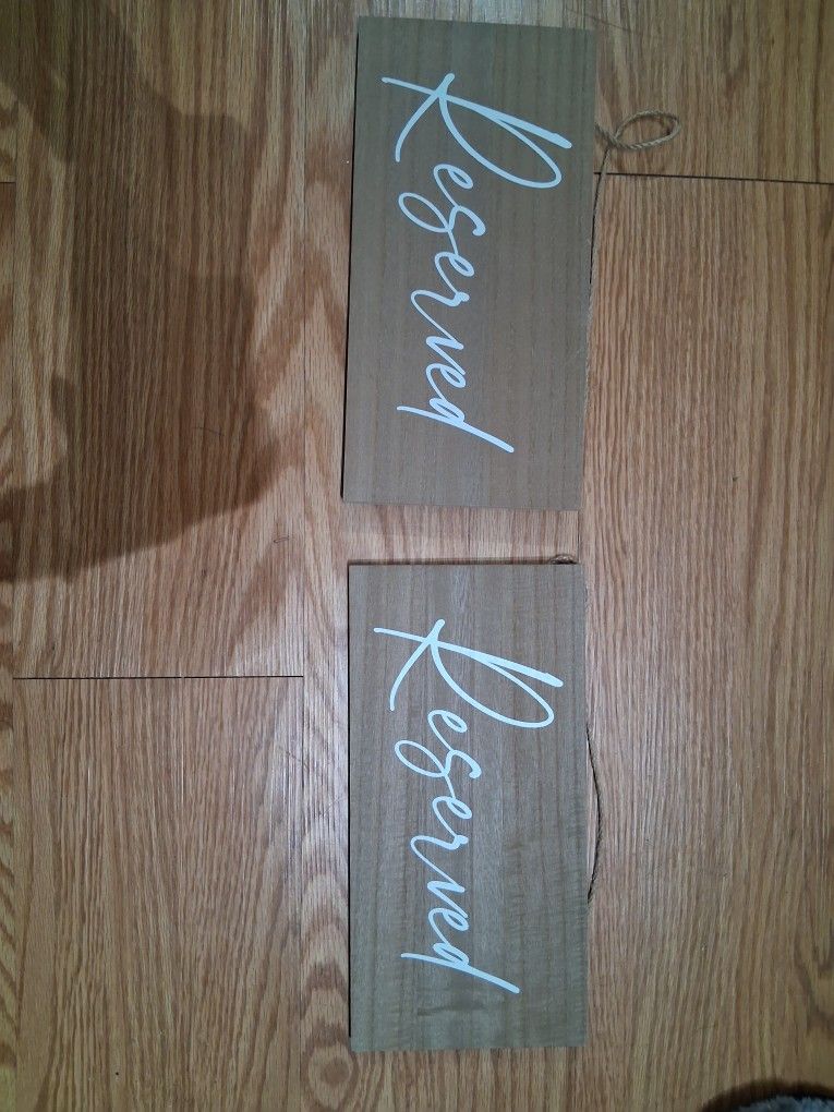 Reserved Signs