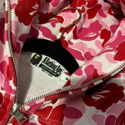 Pink Camo Bape Hoodie