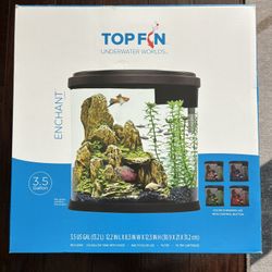 Fish Tank With Accessories- 3.5 Gallon