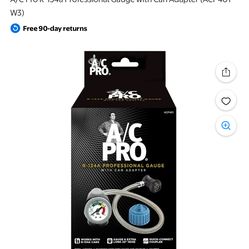 A/C Pro R-134a Professional Gauge with Can Adapte