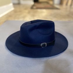 Blue Brim, Men’s Fedora style hat. 