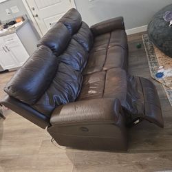 Brown RECLINE Couch 