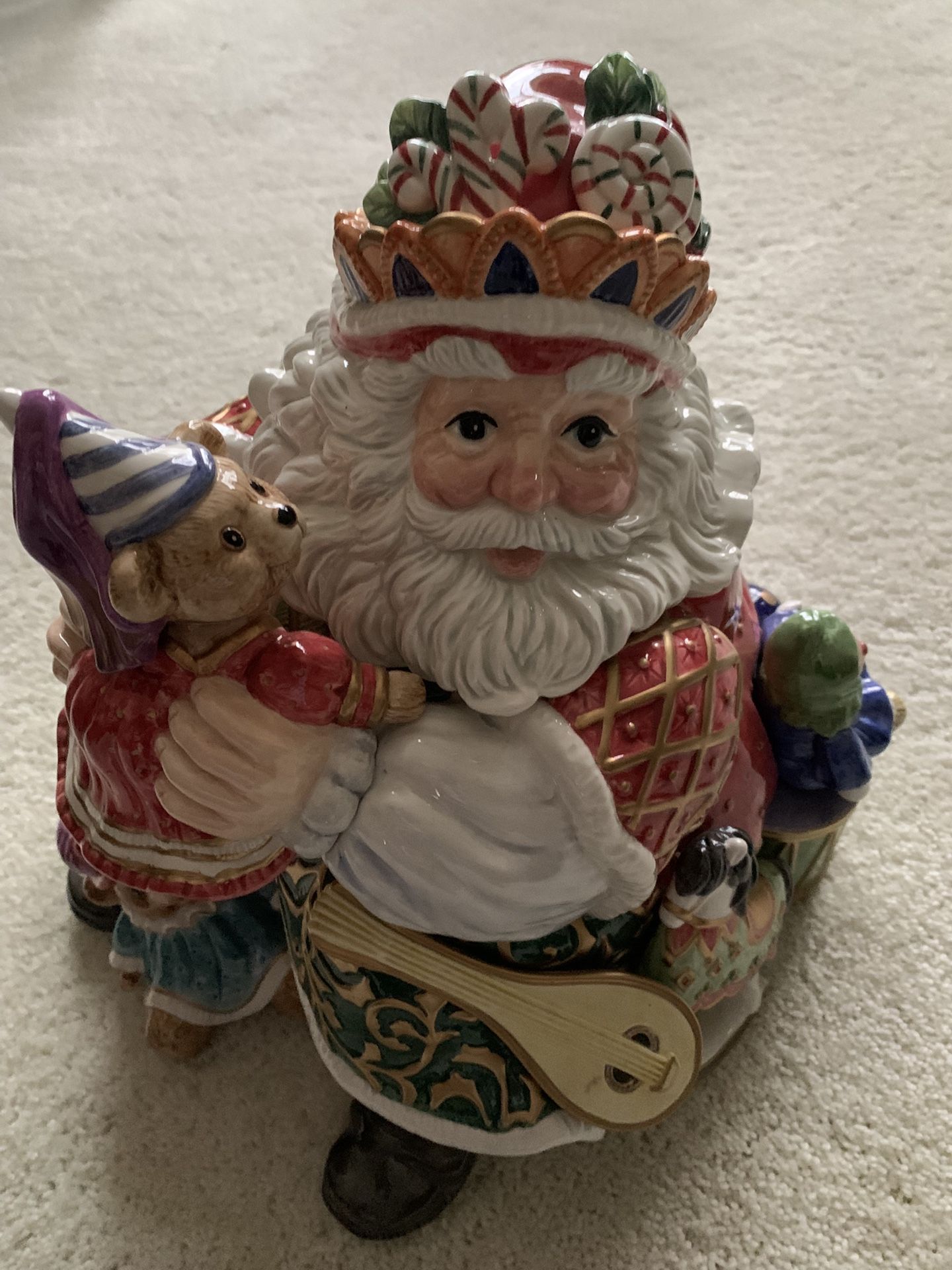 Fritz & Floyd Santa Claus Cookie Jar