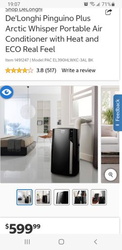 🔥 BRAND NEW De’Longhi Pinguino Portable AC – NEVER USED! 🔥
Stay cool this summer with a brand-new De’Longhi Pinguino portable air conditioner! ❄️
✅