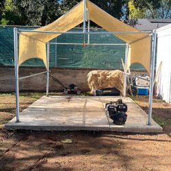 9x11 Galvanized Shed Frame